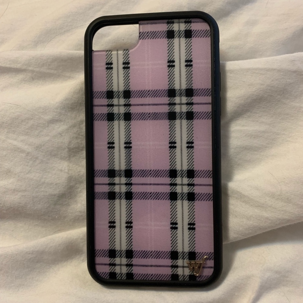 Wildflower Pink Plaid Phone Case for IPhone 6/7/8